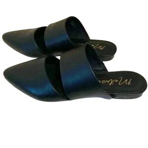 Matisse Women’s Leather Black Flat Slip On Pointed Miles 8M great condition